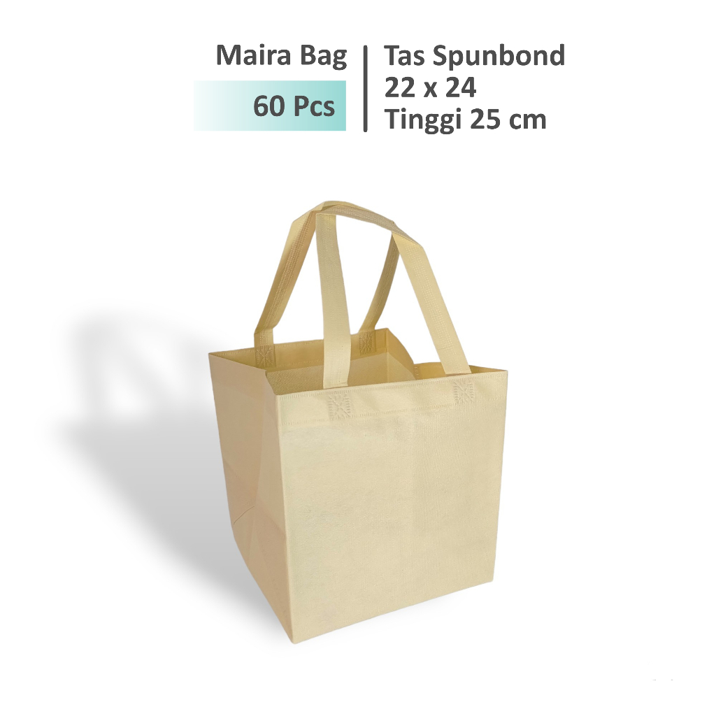 

(60 Pcs) Tas Hajatan 22x24 Tinggi 25 cm / Untuk Box Nasi uk 22x22 (R10B)