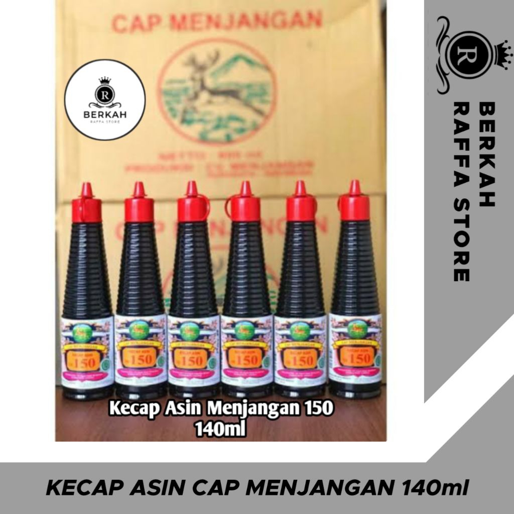 

Kecap Asin Cap Menjangan 150 Kemasan 140ml