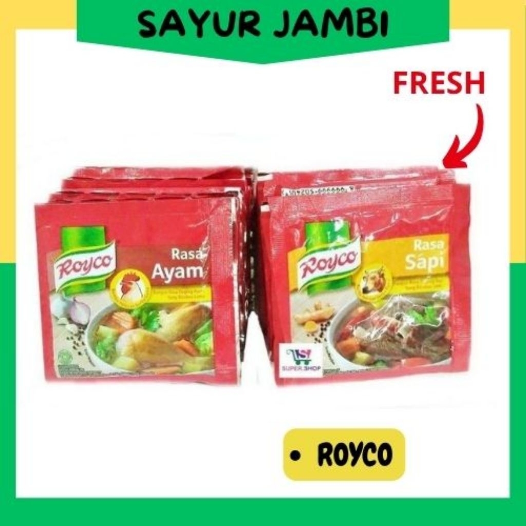 

Royco 1 renceng @8gr x12 sachet~sayurjambi