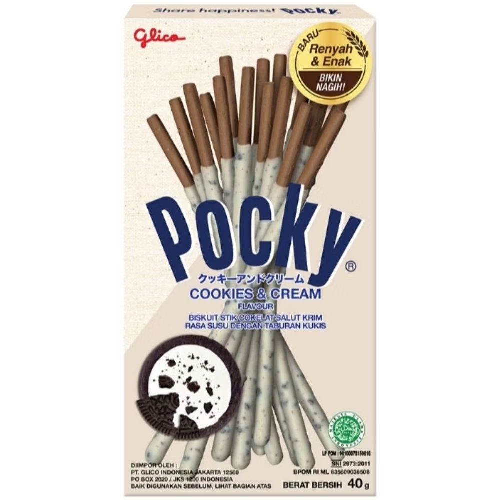 

Pocky Biskuit Stick Cookies & Cream 40 g