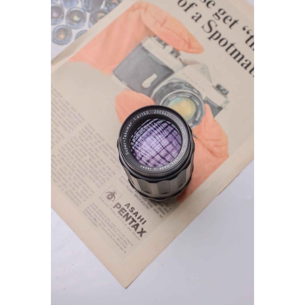 Lensa Manual SMC Takumar 150mm f4 Super Mulus Normal 
