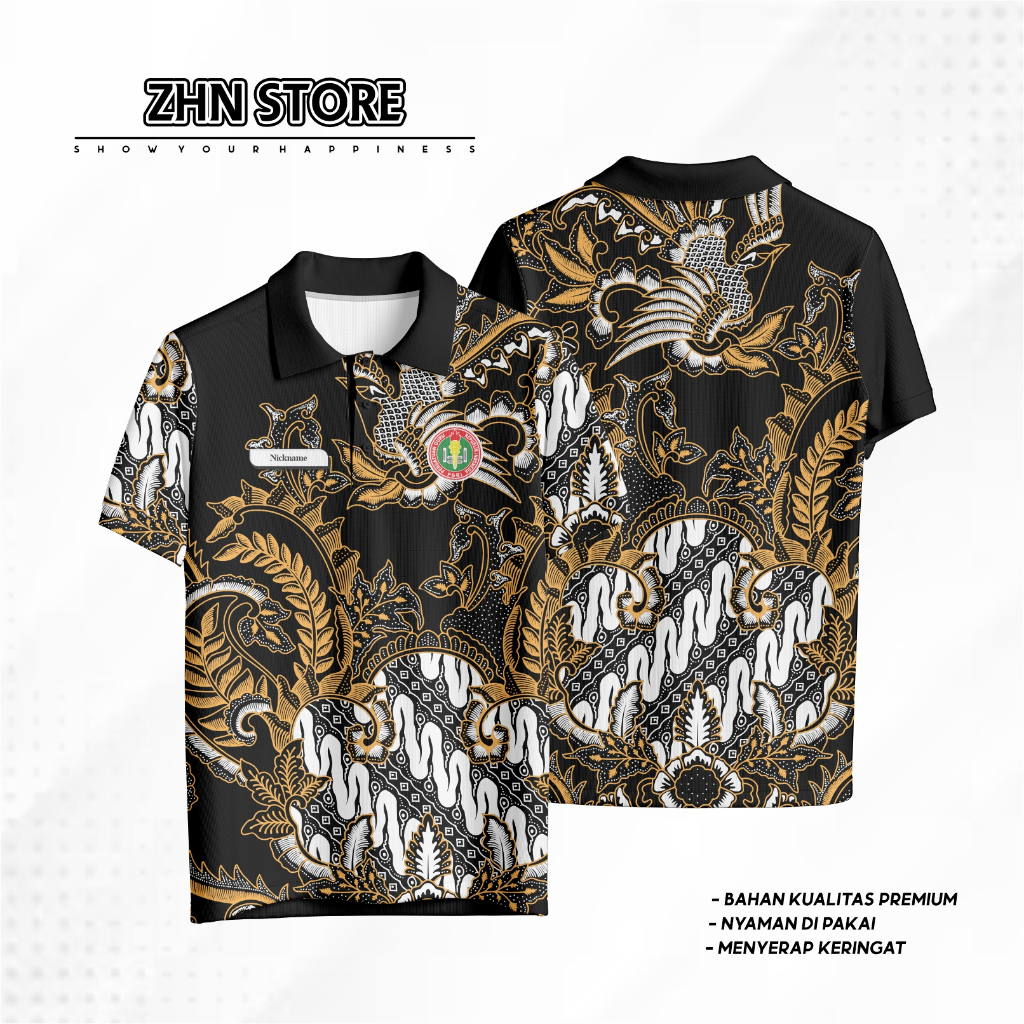 Kaos Jersey Dri-Fit Premium Batik , Kaos batik, Jersey Model Batik custom