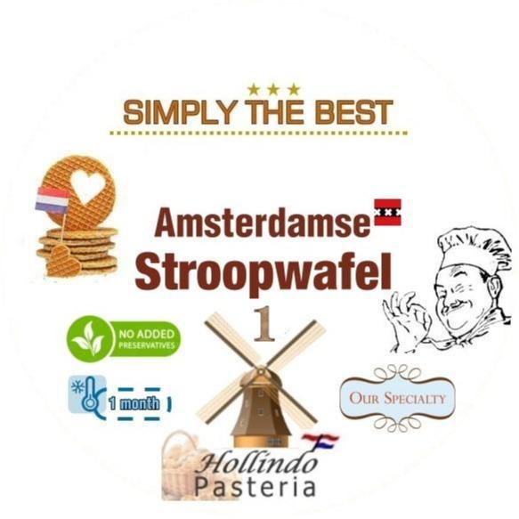

Single Dutch Amsterdamse Caramel Stroopwafel [ 1 ]