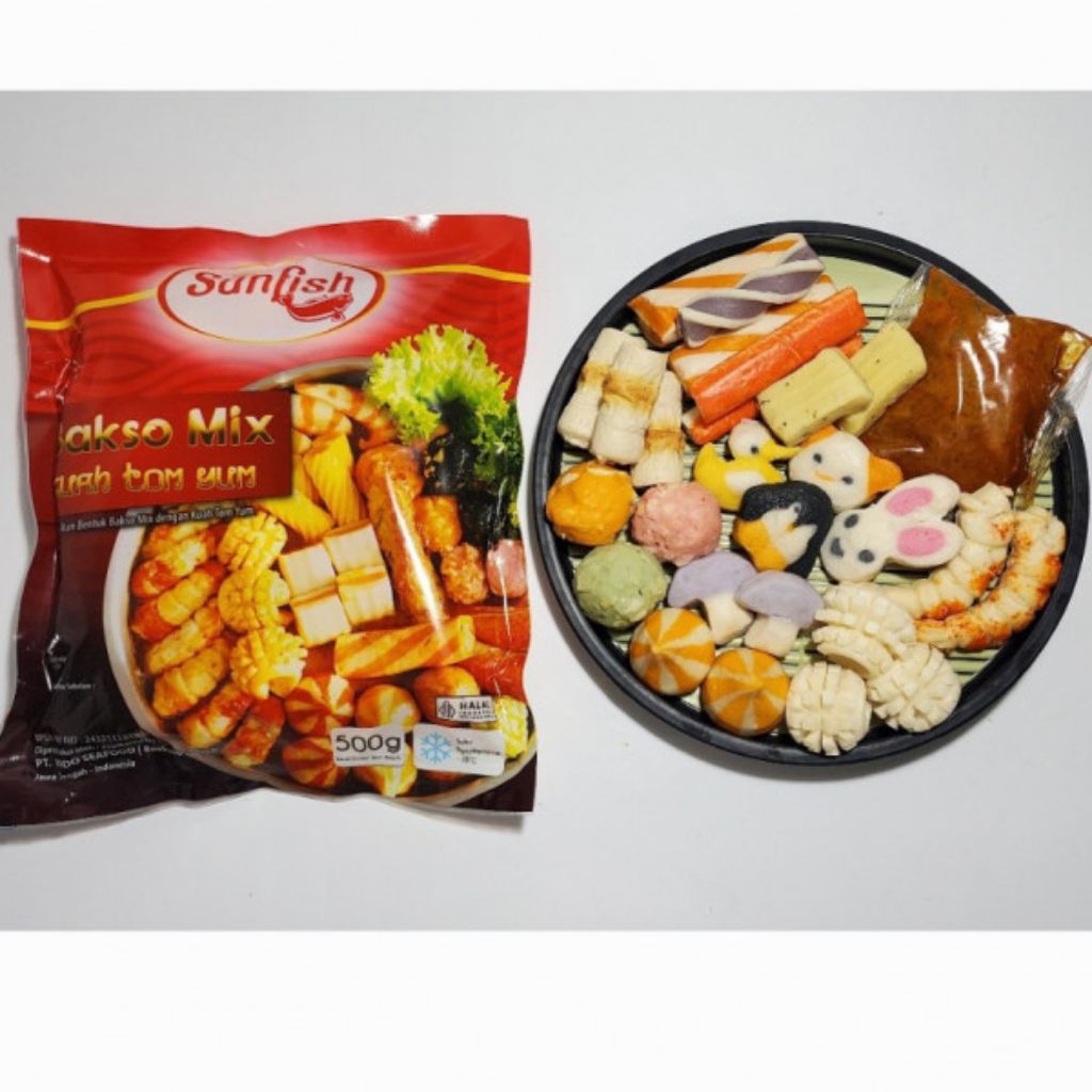 

Sunfish Bakso Mix Kuah Tomyam 500gr