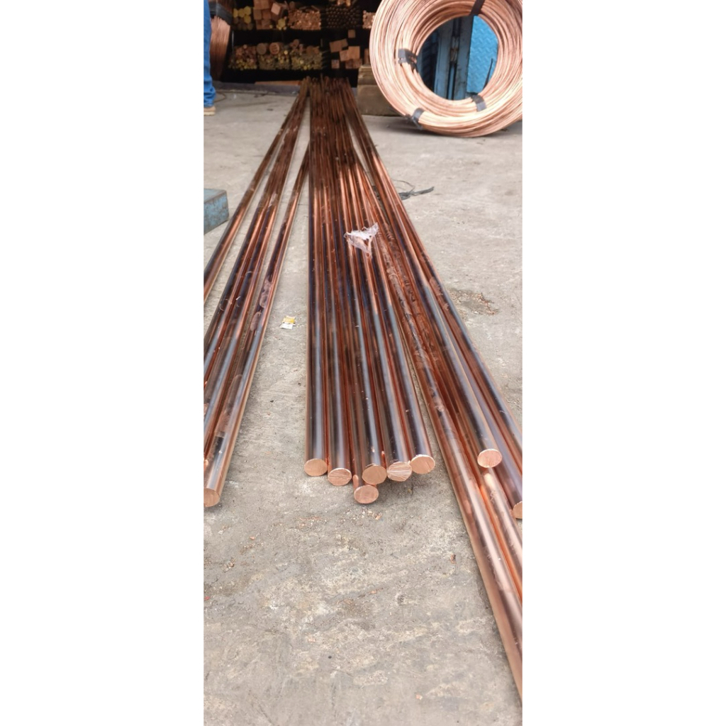 as tembaga diameter 5mm x 500mm / as tembaga murni
