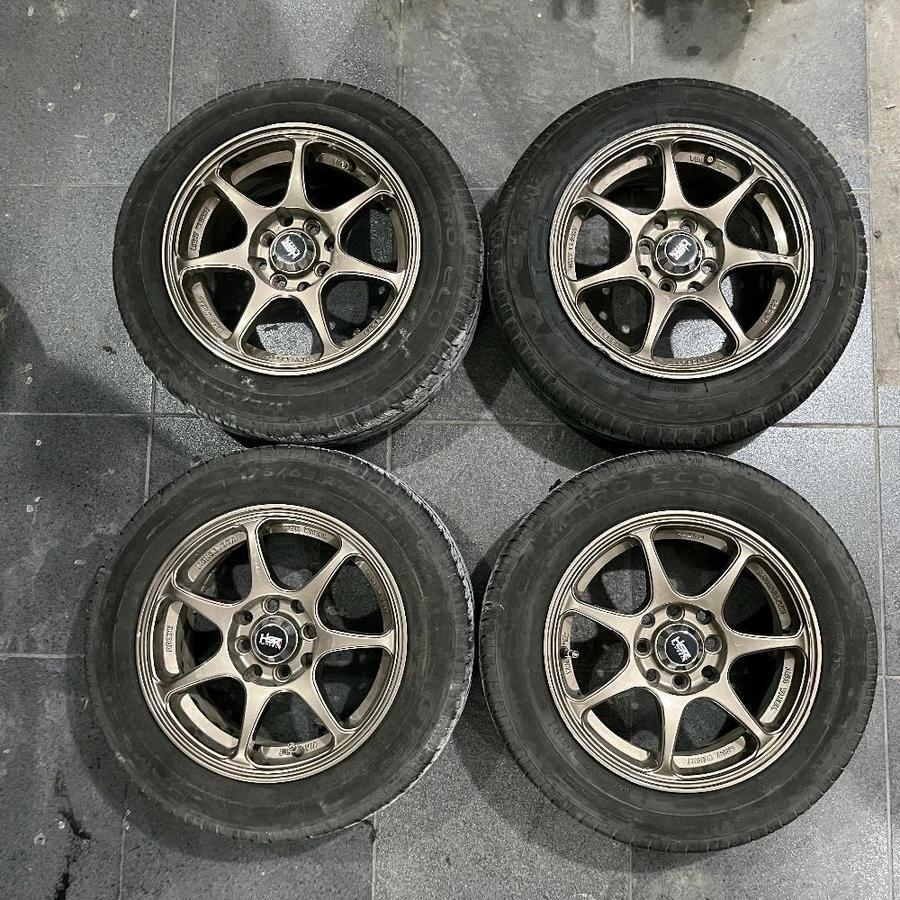 velg mobil bekas murah hsr sebunsuta r14 buat brio calya sigra karimun datsun dll