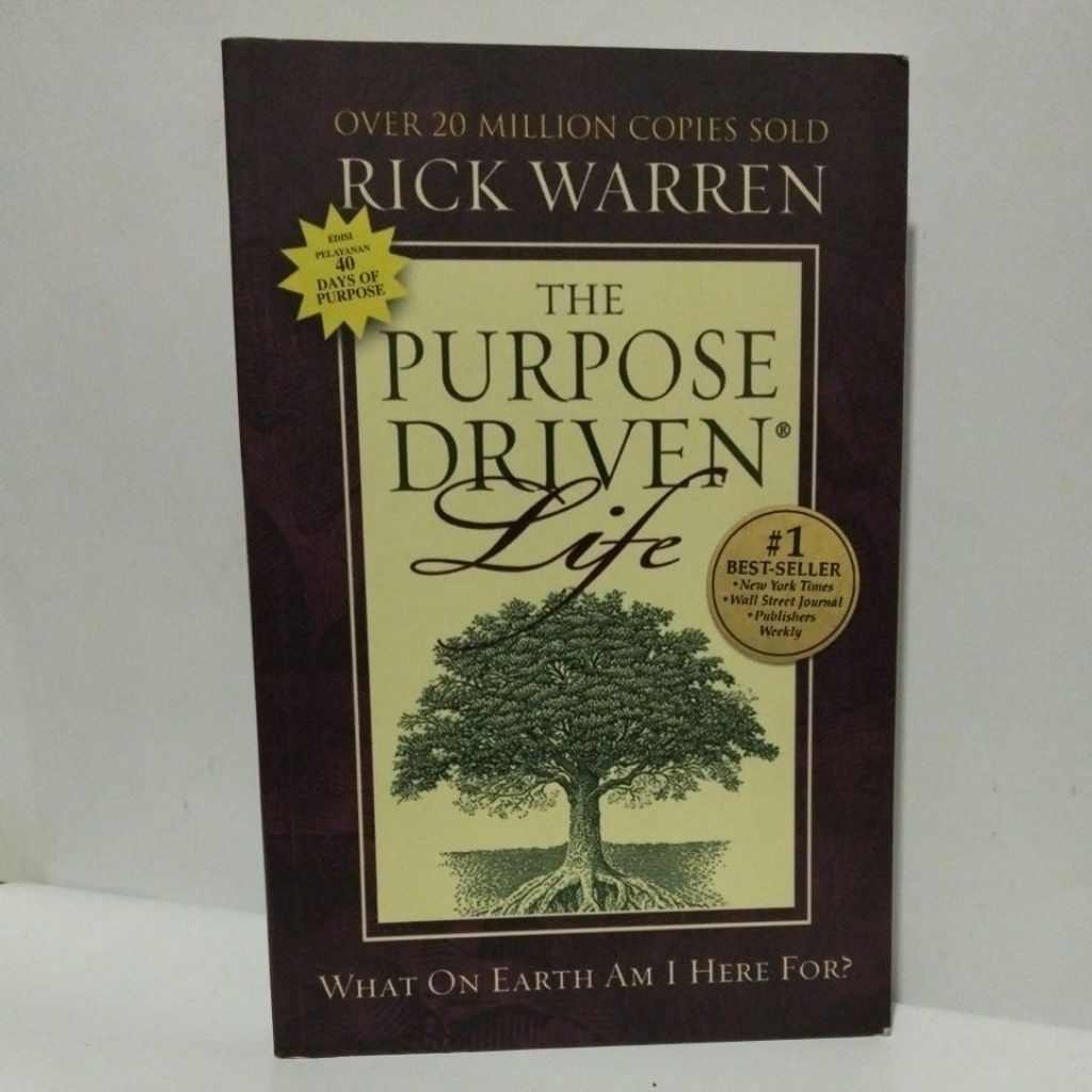BUKU THE PURPOSE DRIVEN LIFE RICK WARREN