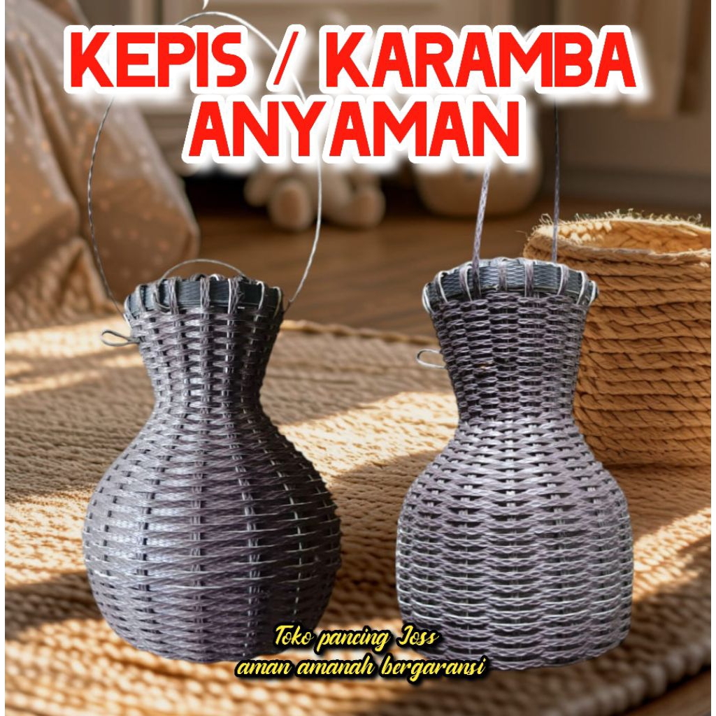 Karamba kepis cocok untuk tempat ikan hasil mancing