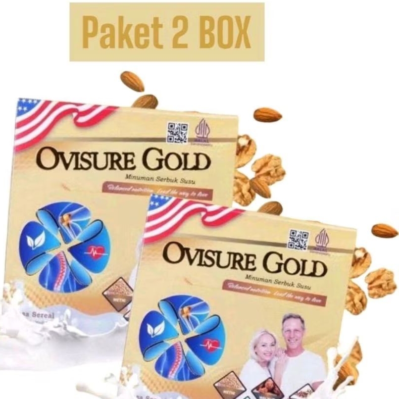 

OVISURE GOLD SUSU VITAMIN TULANG SENDI AMPUH BPОМ ASLI 2 Box