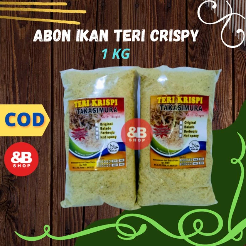 

ABON TERI KHAS MADURA 1 KG NON MSG DAN TANPA PENGAWET GURIH COCOK UNTUK LAUK