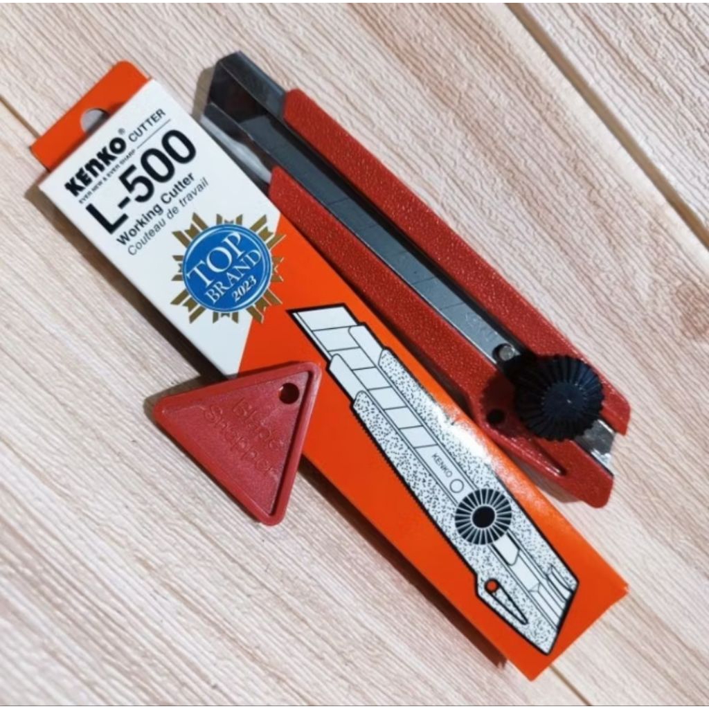 

Pisau Cutter Kenko L500 L-500 Pisau Kater Besar Kenko Cutter Tajam