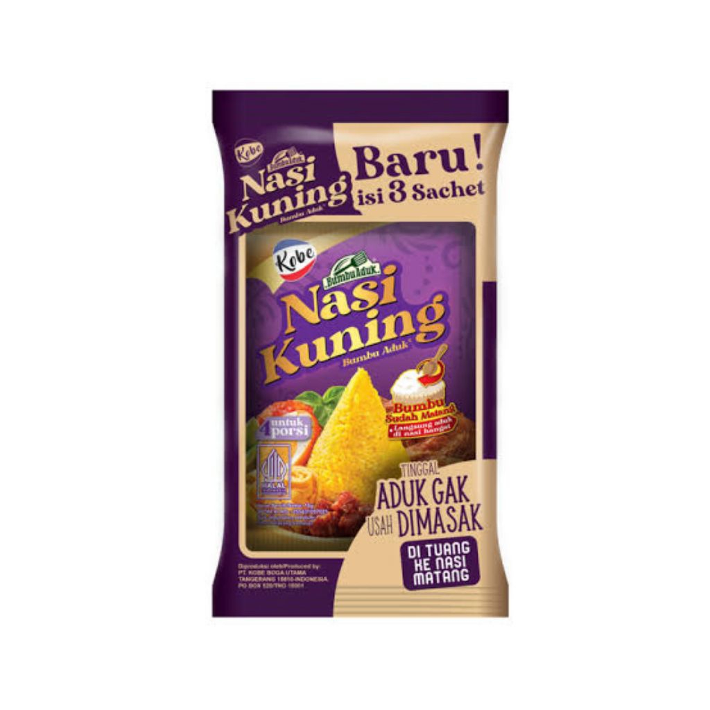 

Kobe Bumbu Aduk Nasi Kuning 3 x 15 g