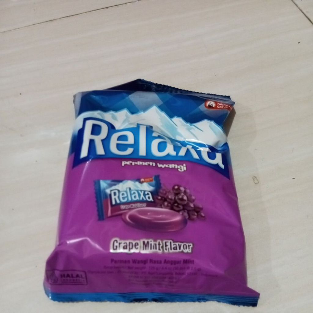

Permen Relaxa GRAPE 1 bag isi 50 pcs