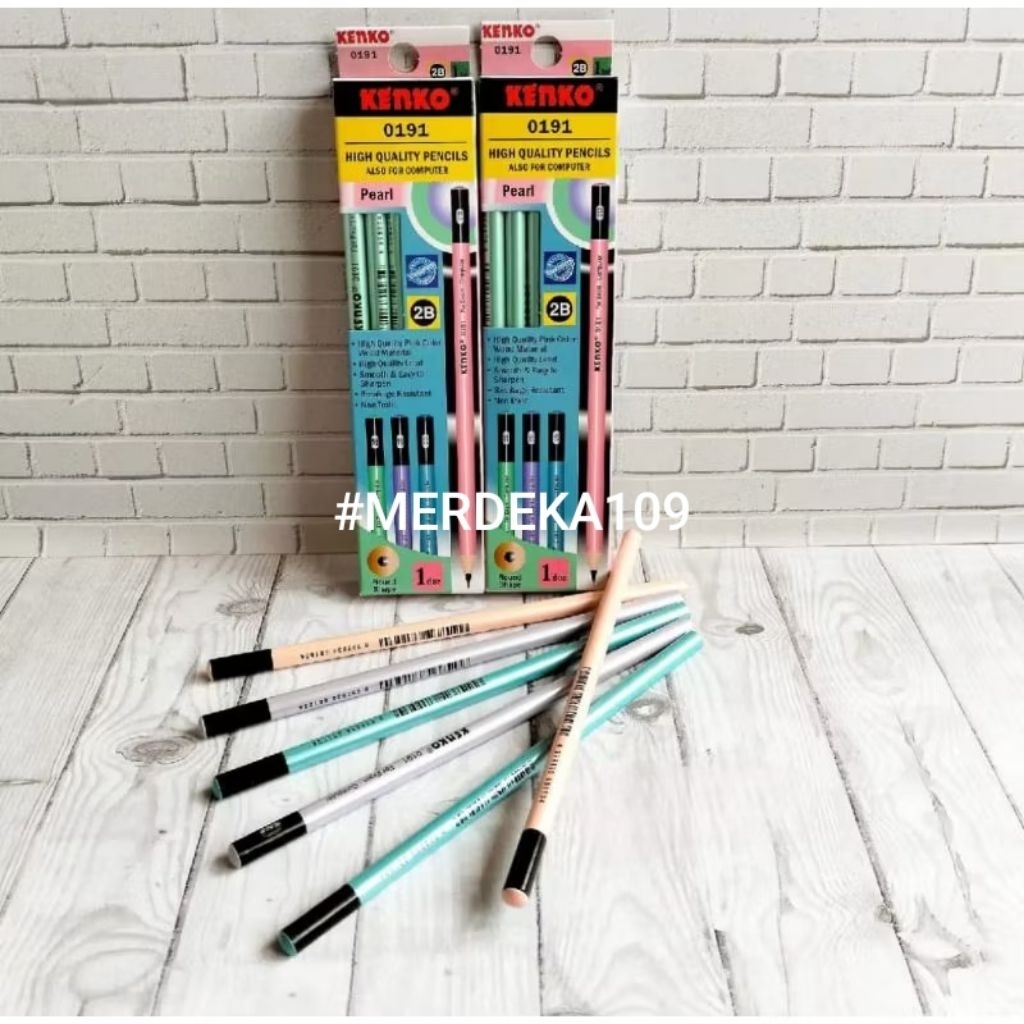 

Alat Tulis pensil Kenko 0191 2B 1 pak isi 12 pcs