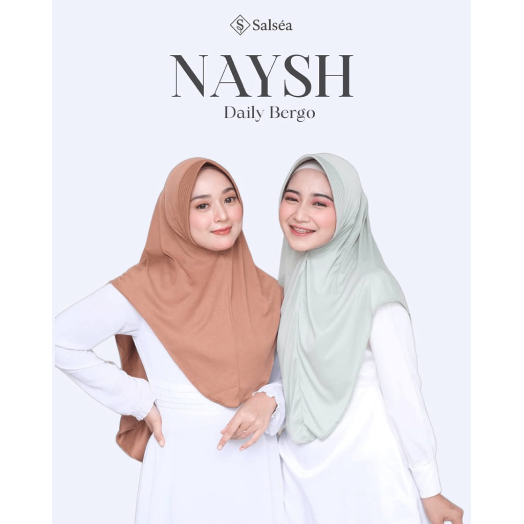 SALSEA - Naysh Daily Bergo / Hijab Bergo / Hijab Sport / Daily Bergo