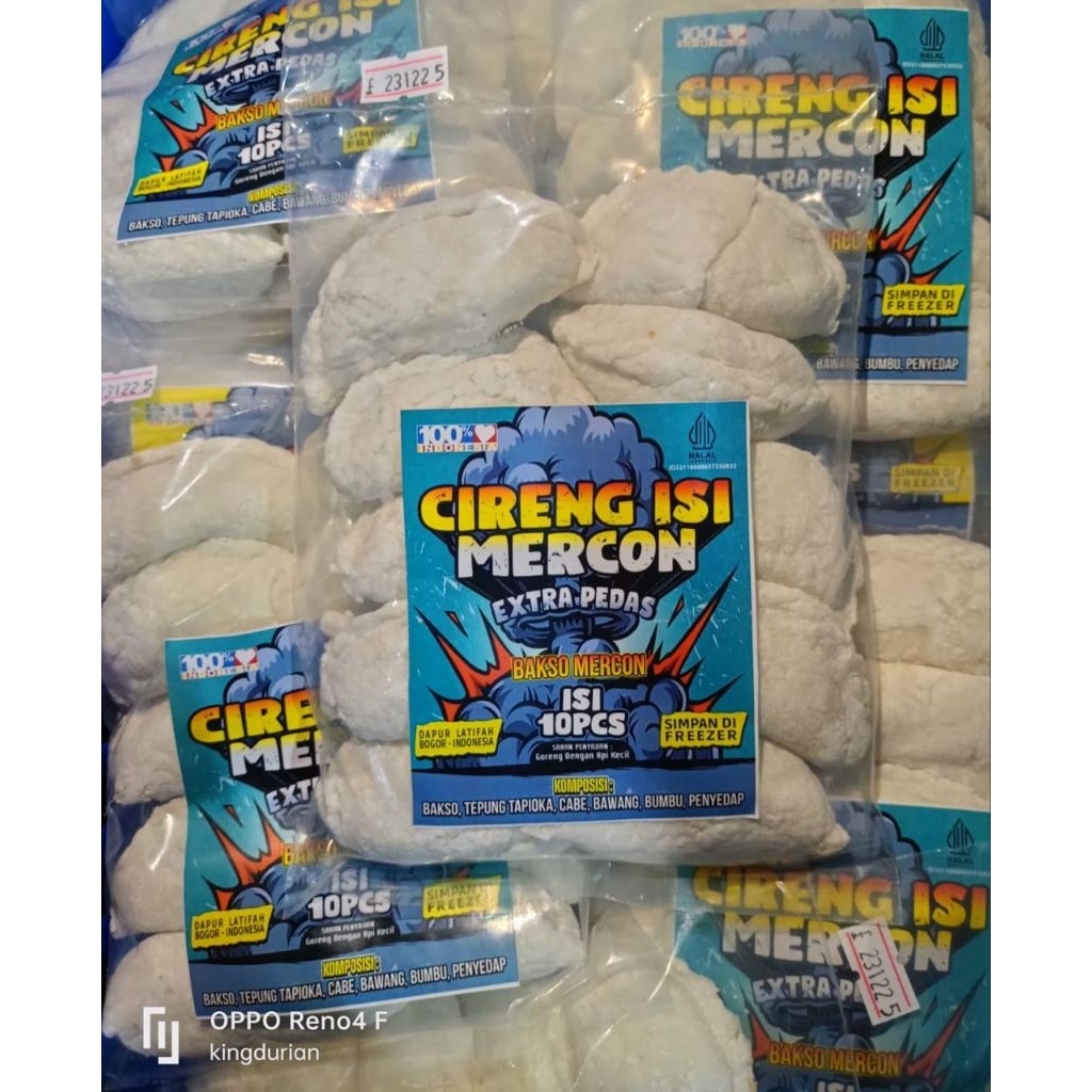 

Cireng Isi Bakso Mercon Isi 10