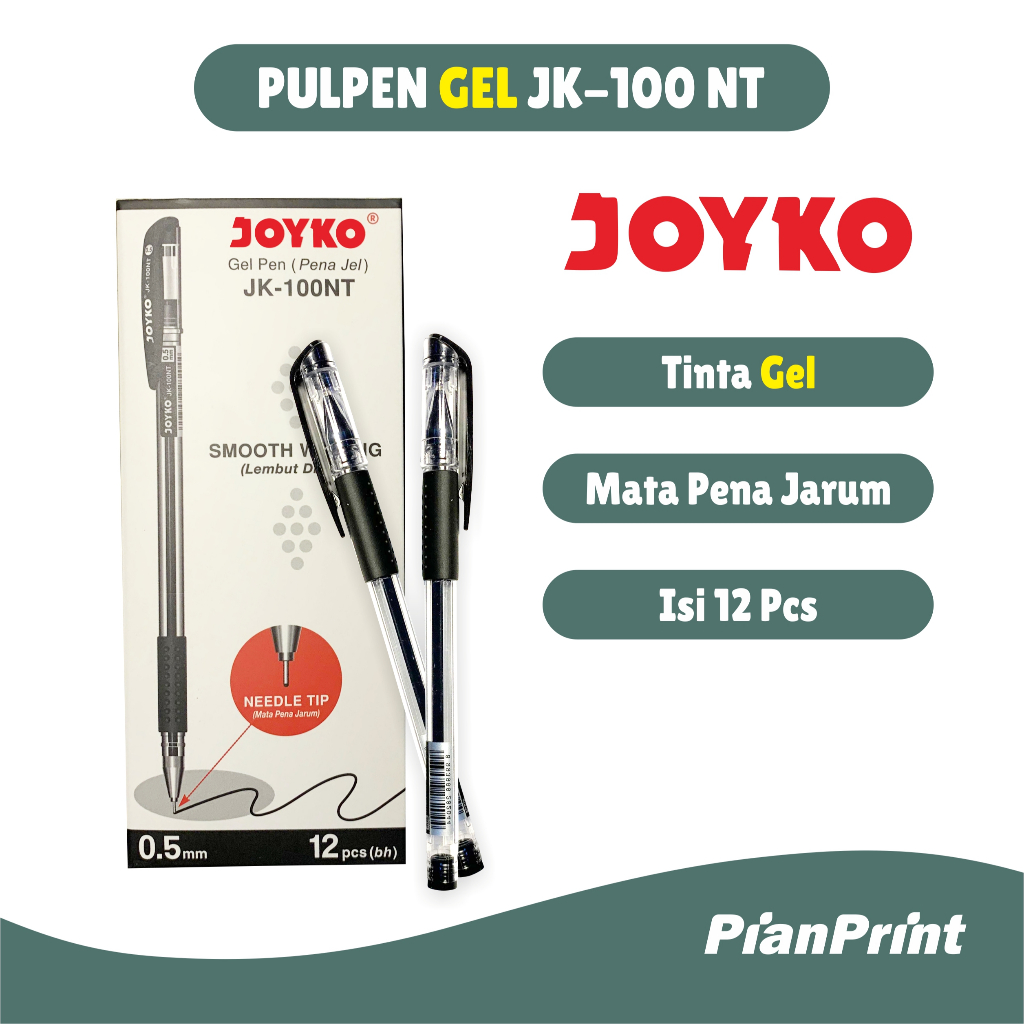 

Pulpen Gel Joyko JK-100NT