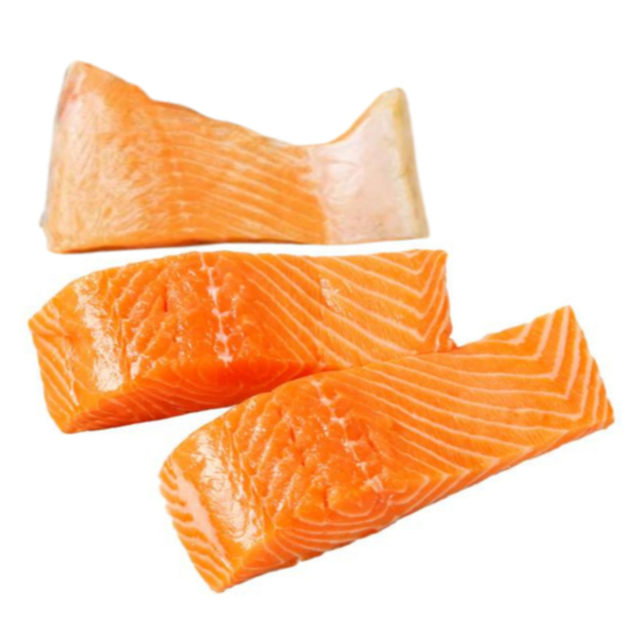 

IKAN SALMON / NORWEGIAN SALMON PREMIUM FILLET 100-200 gram ( TANPA EKOR )