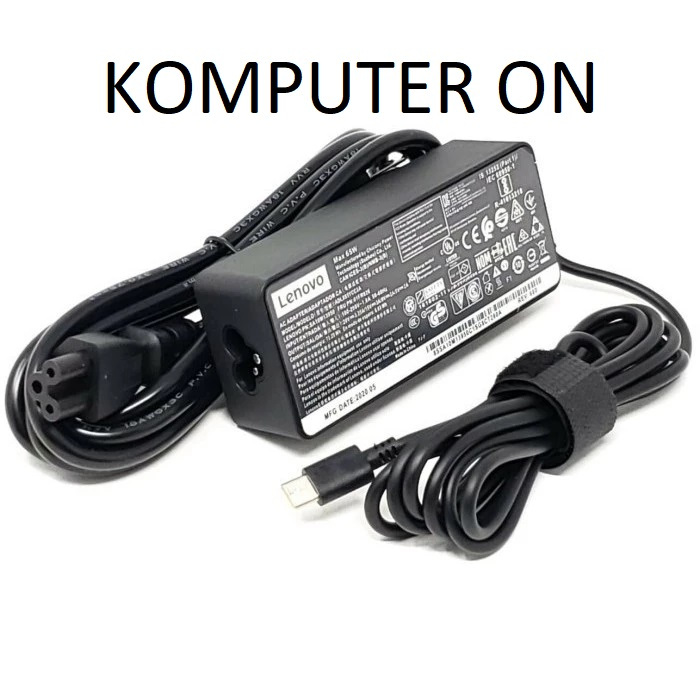 Adaptor Charger Lenovo Type C USB C 20V 3.25A 15V 3A 12V 3A 9V 2A 5V 2A 5A10K78736 ADLX65CLGC2A L590