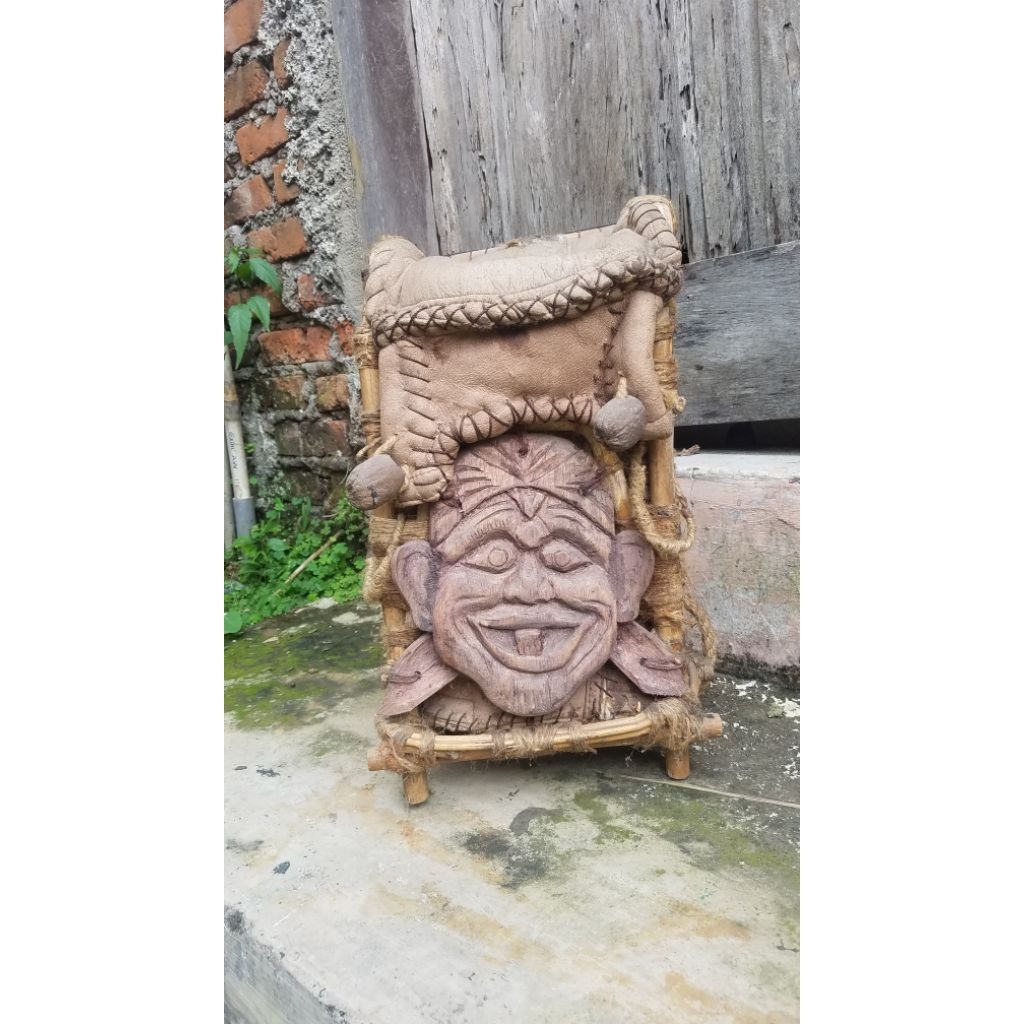 tas etnik ukiran wayang cepot