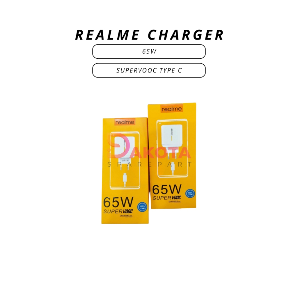 CHARGER SUPERVOOC REALME 65W TYPE C