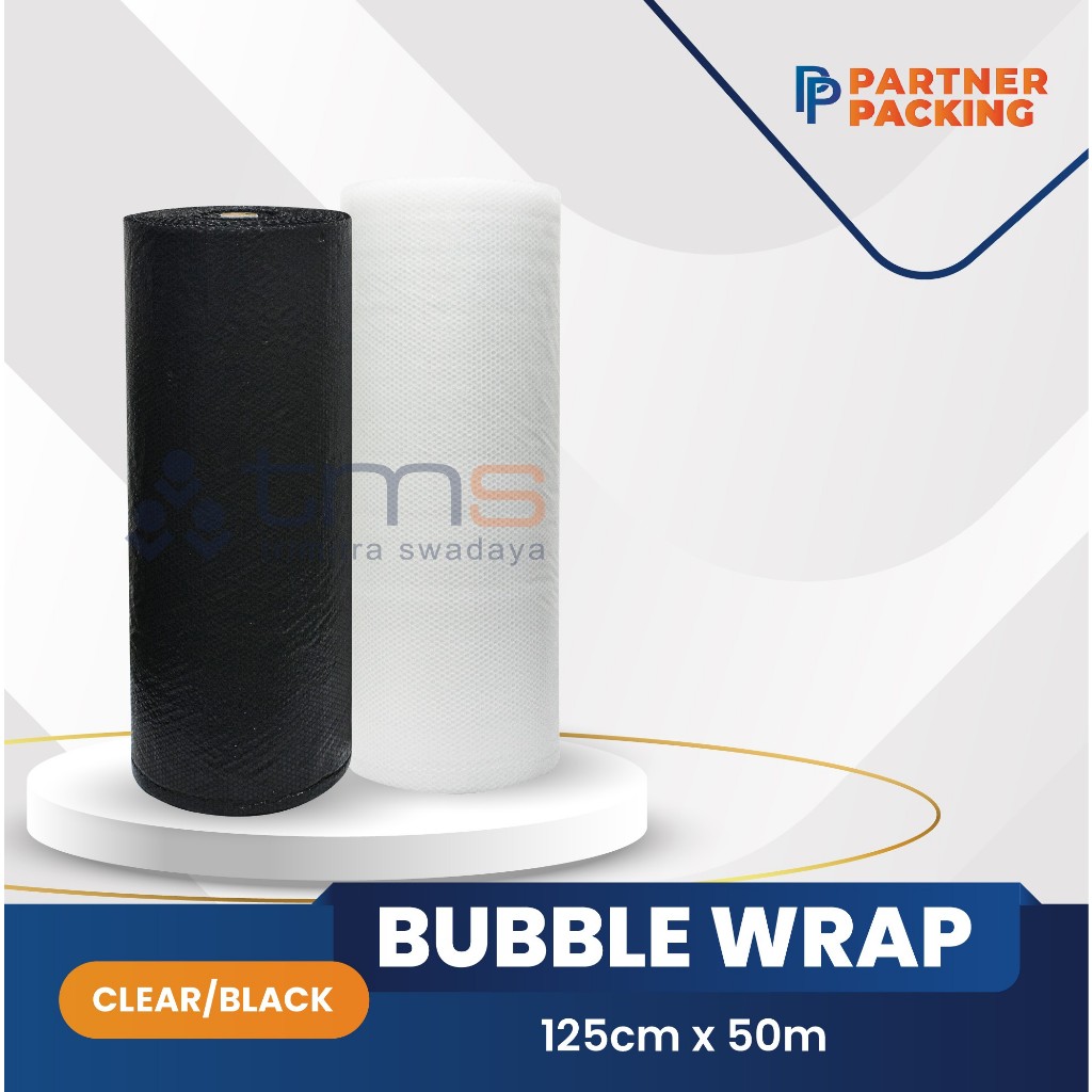 

Partner Packing Bubble Wrap Clear/Black 125cm x 50m