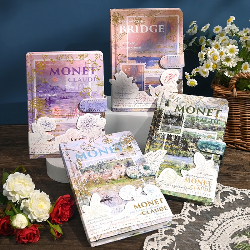 

[Whispers] Buku Catatan Harian Notebook Diary Nature Pemandangan Cover Kulit Buku Diary Buku Bunga