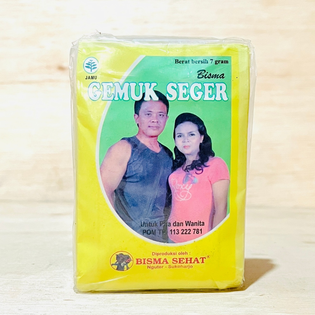 

Jamu Gemuk Seger Serbuk jamu nafsu makan isi 10 Sachet Bisma Sehat