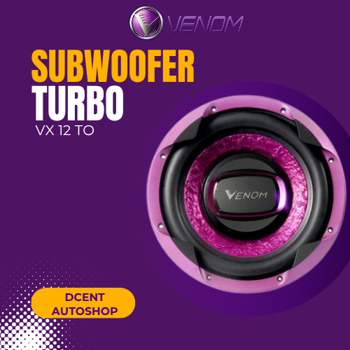 Subwoofer Mobil Venom Turbo VX 12 TO - 12 Inch Subwoofer Mobil - 100% Original