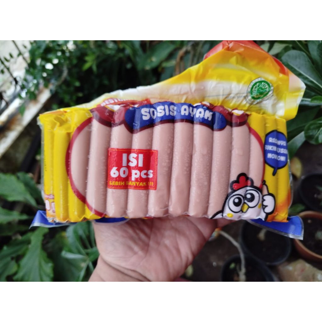 

Bon Bon Sosis Ayam (isi 60pcs) Kemasan 1kg
