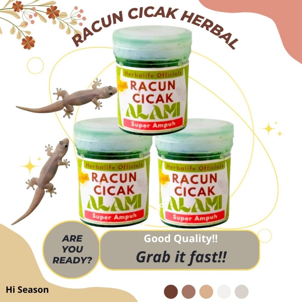 RACUN CICAK HERBAL RACAK CECAK TOKEK GEKKO ALAMI