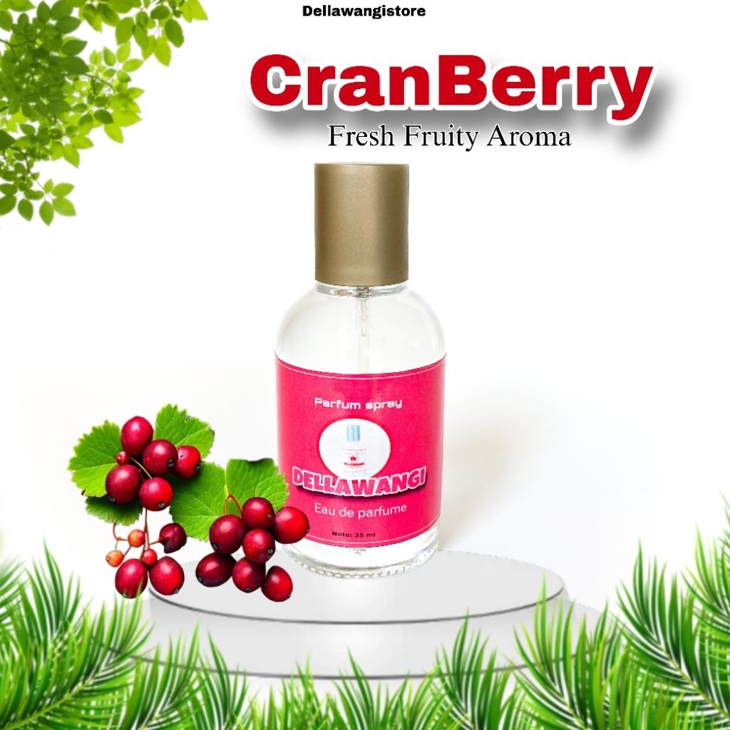 [CRANBERRY] parfum Aroma Buah segar manis fresh fruity 35ml Dellawangistore