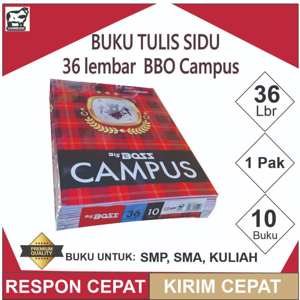 

Buku Tulis Sidu Big Boss Campus 36 Lembar (1 Pack) Buku SMP, SMA, Kuliah