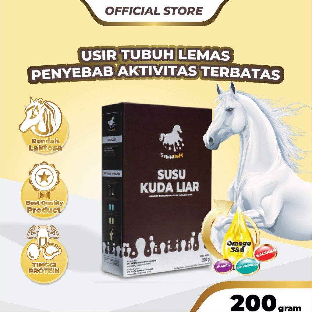 

SumbaGold Susu Kuda Liar Asli Atasi Tubuh yang Gampang Sakit Penambah Energi Meningkatkan Daya Tahan Tubuh