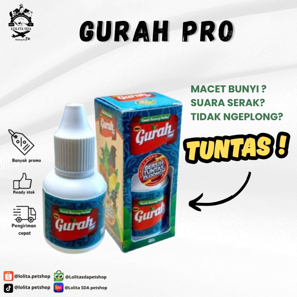 Gurah Burung Herbal Pro 18ml