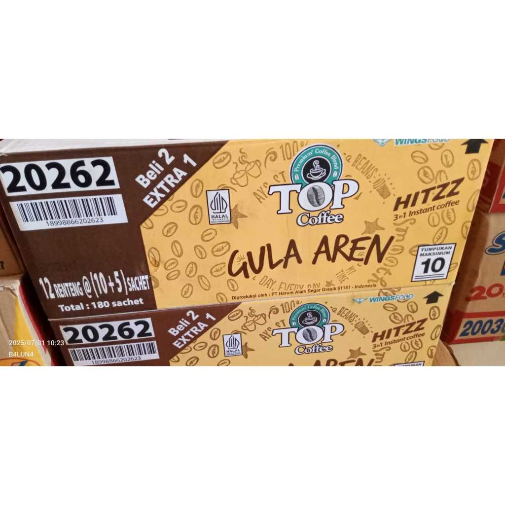 

TOP COFFE GULA AREN & MOKACHINNO (KARTONAN)