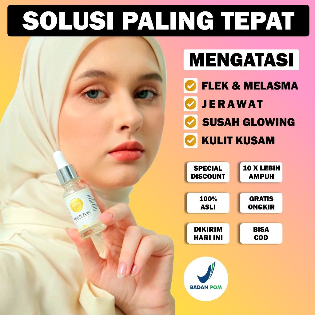 Erna Glow Skincare Beauty Serum Flek Whitening BPOM | Cerahkan Wajah & Hilangkan Flek Membandel