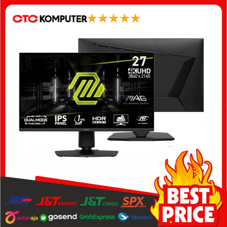 Monitor LED MSI MAG 275UPD E14 Gaming FHD IPS 4K UHD 288Hz DUAL MODE HDR 27''Inch