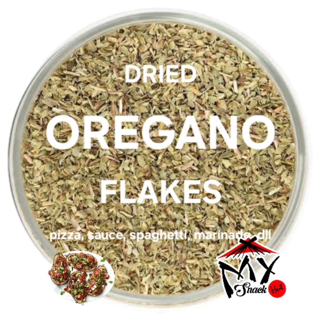 

DRIED OREGANO FLAKES 5GR DAUN ORIGANO KERING REMPAH HERBS ORGANIK MASAKAN EROPA MPASI DRY NIU ZHI 牛至