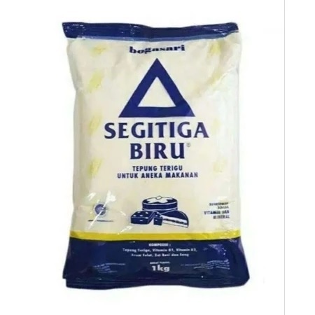 

TEPUNG TERIGU SEGITIGA BIRU 1 KG