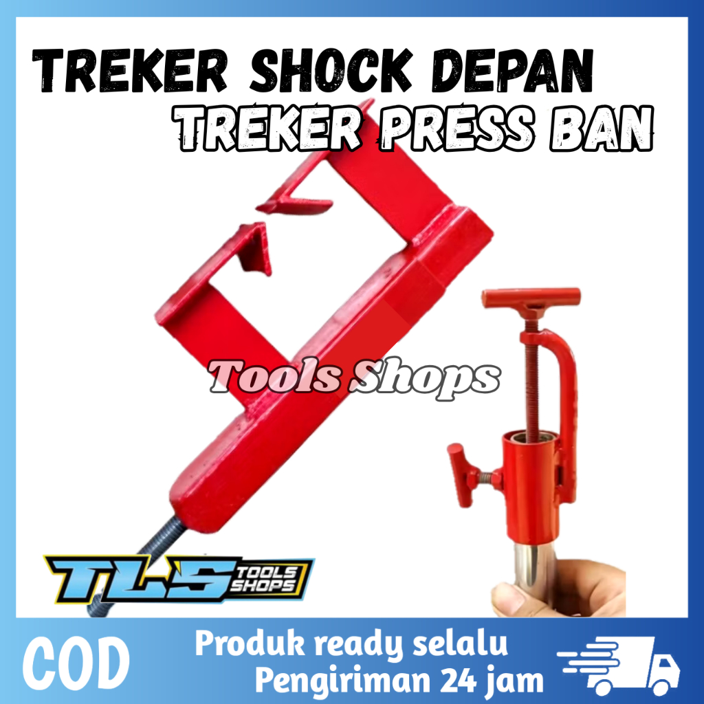 Terlaris TERMURAH paket murah Alat press ban treker shockbreaker depan alat buka ban motor mobil Tre