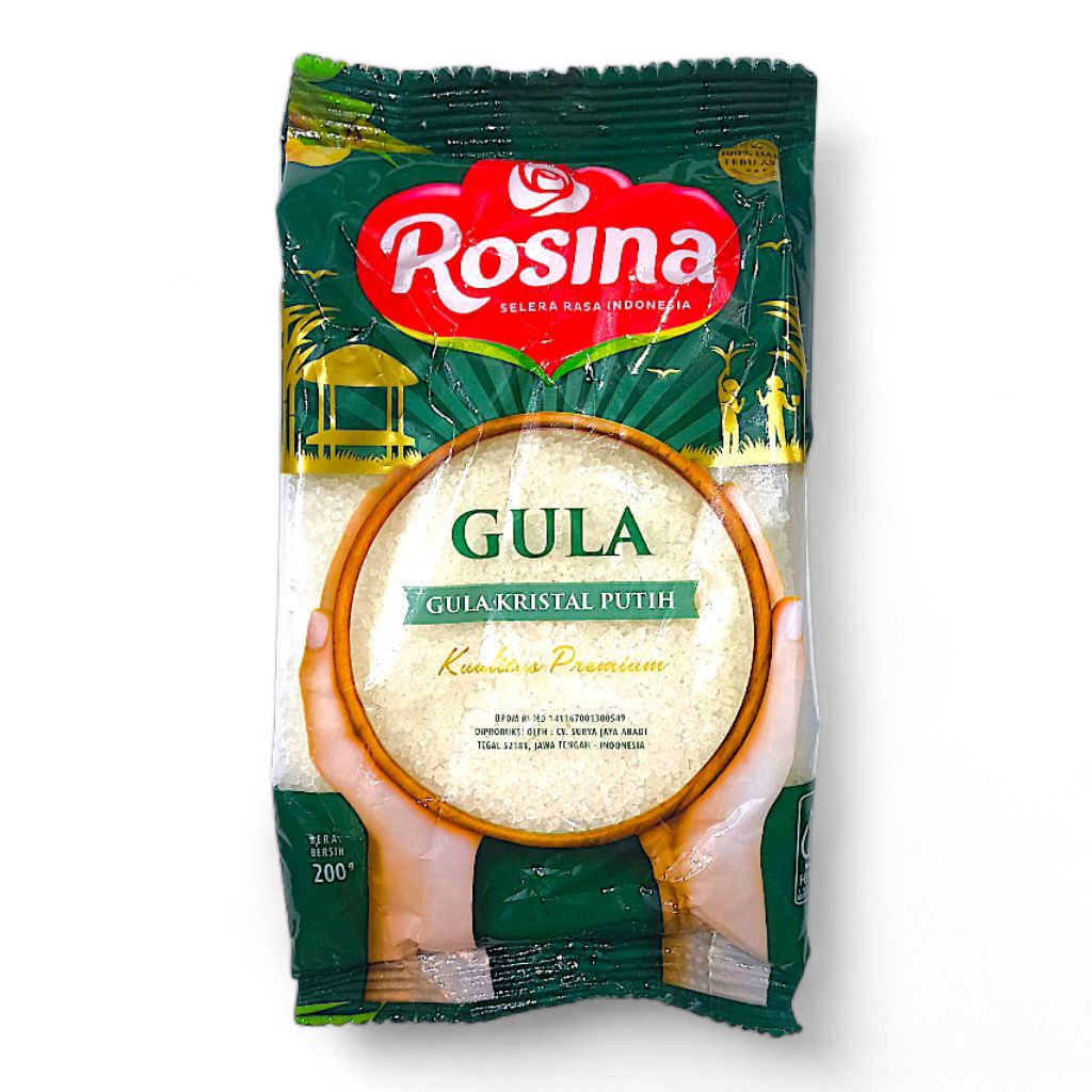 

ROSINA GULA KRISTAL PUTIH [BELI BANYAK LEBIH MURAH] Gula Pasir Tebu Murni Kemasan Kecil Untuk Kopi & Masakan Praktis Bersih Manis Natural