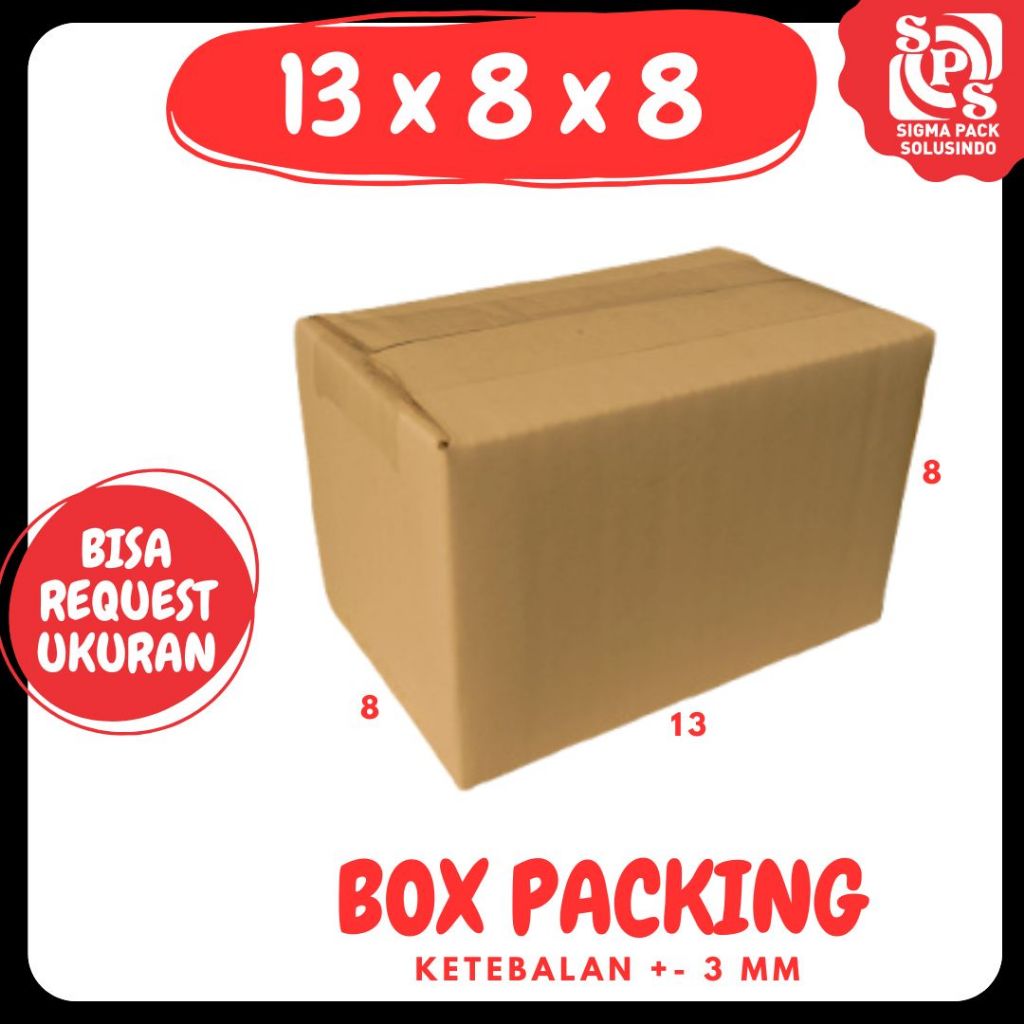 

Box 13x8x8 Kardus Packing Olshop A1 Botol Gelas Dus Kotak Kemasan Souvenir Madu Parfum Zigma Pack