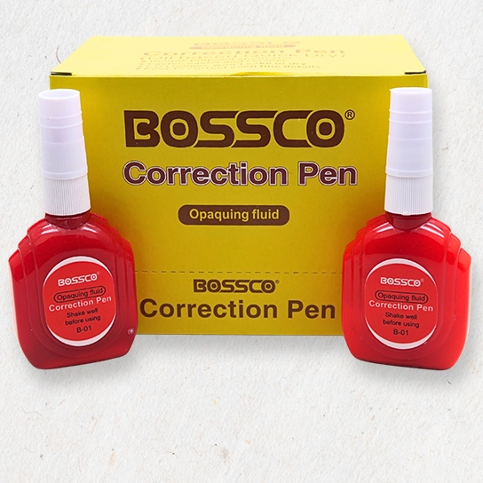 

12 PCS Tipeks Correction Pen Merk Bossco