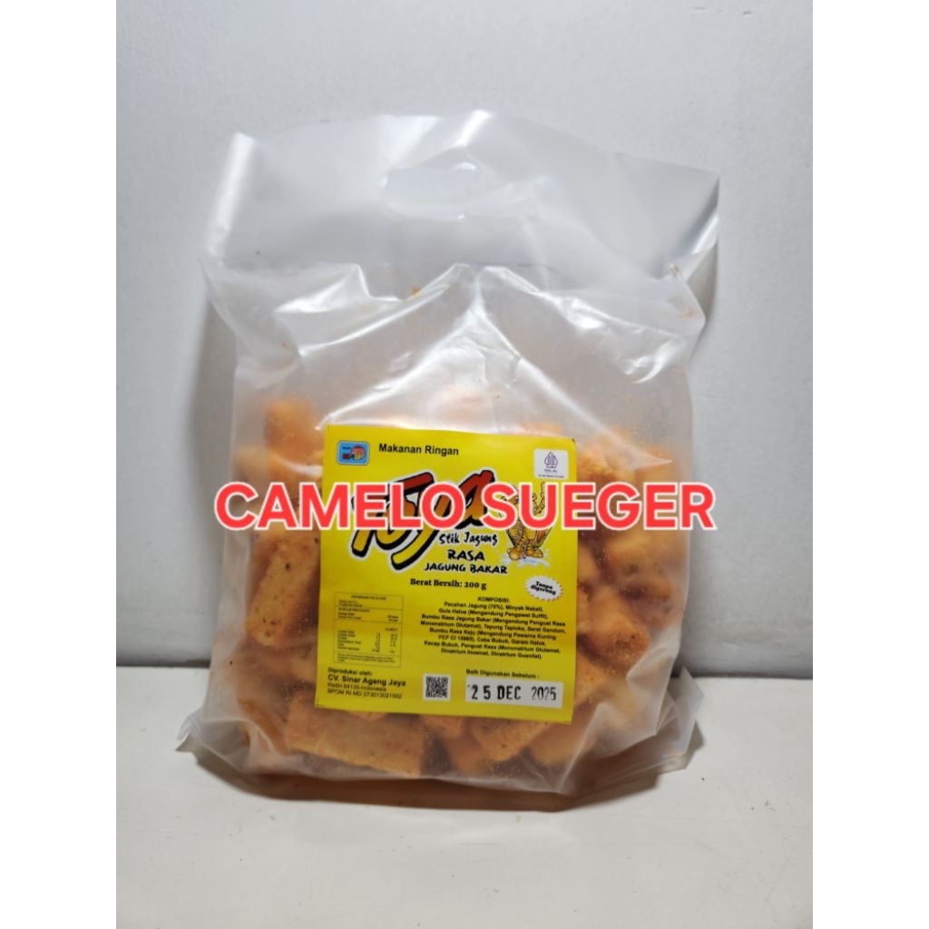 

Stik MOMO Snack Makanan Ringan Rasa Jagung Bakar - isi 4 bungkus harga murah