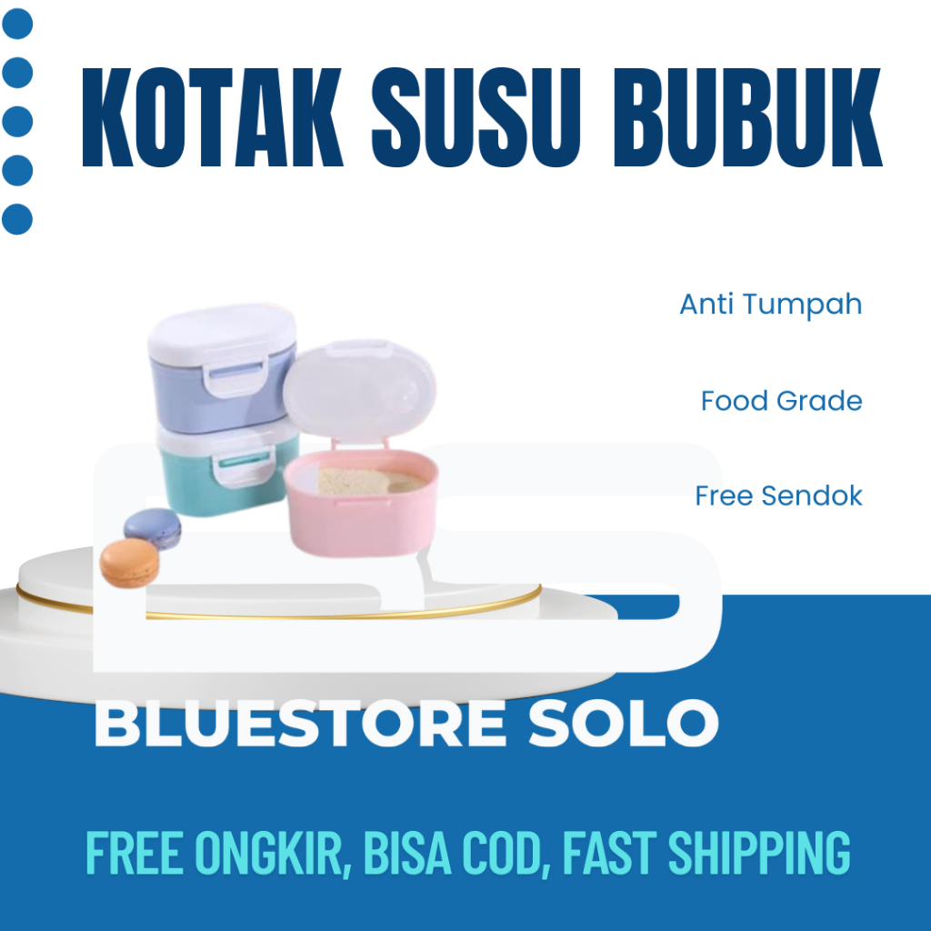 Kotak Susu Wadah Susu Bubuk Tempat Susu Balita Bubuk Wadah Serbaguna Kotak Susu