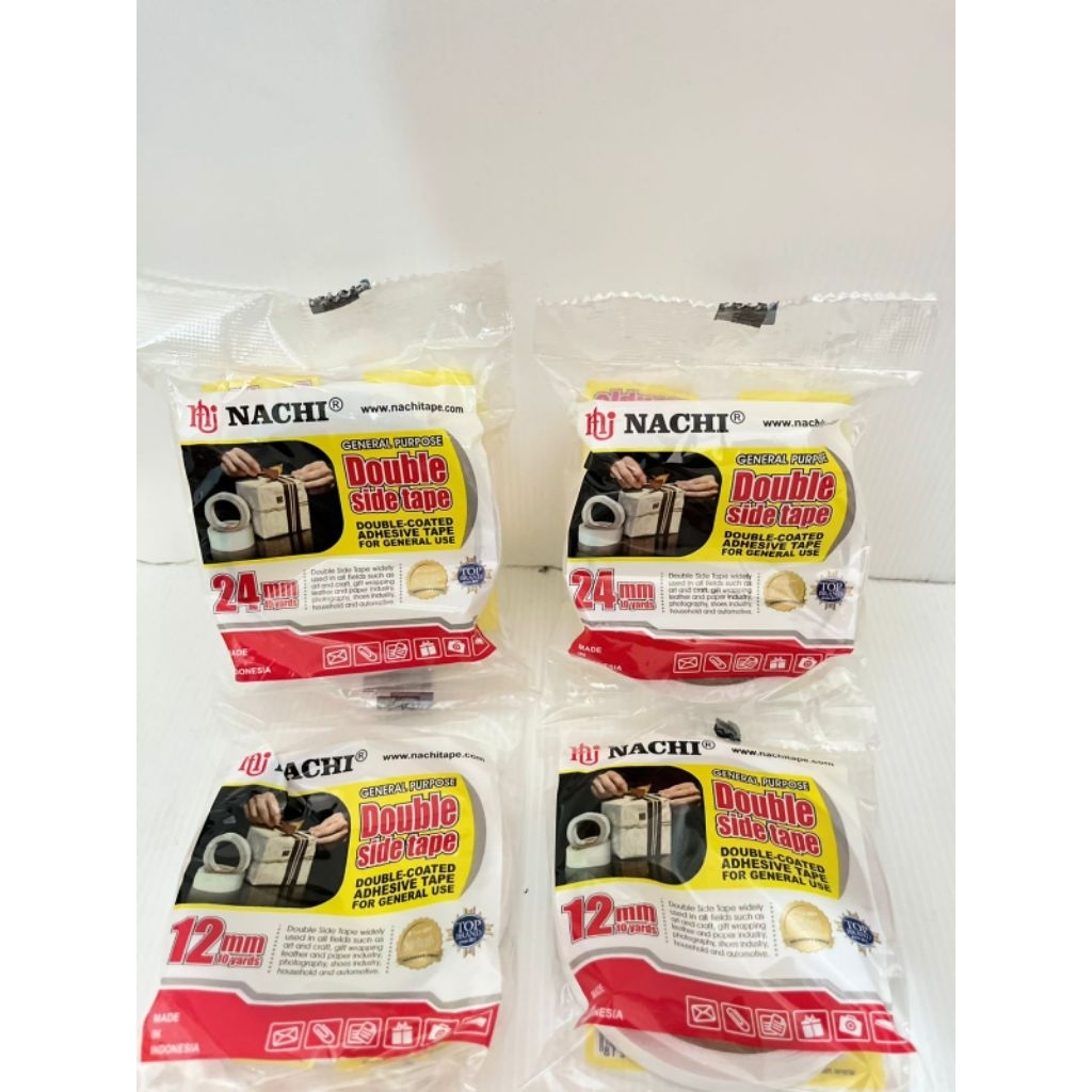 

Double Tape Nachi Original Super Lengket / 1 Buah Double Tape12mm 24mm