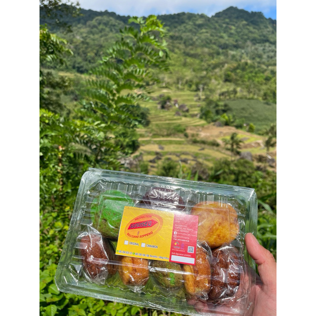 

Bolu Cukke Mix ( Gula Merah , Gula pasir , Pandan ) isi 11