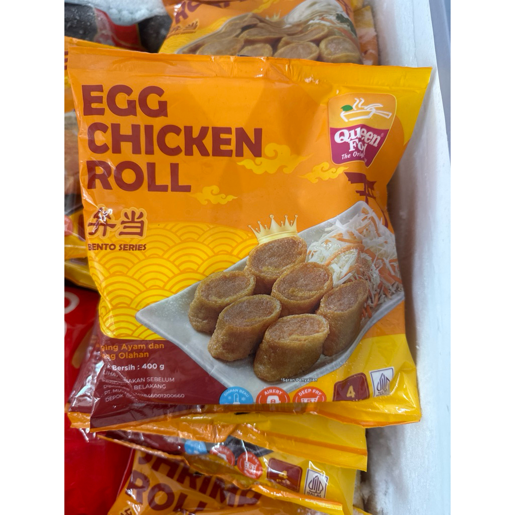

QUEENFOOD EGG CHICKEN ROLL 400GR