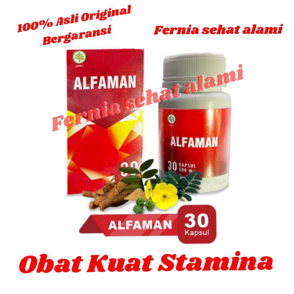 ALFAMAN Asli Bpom Original Herbal Bergaransi Beli 2 bonus 1